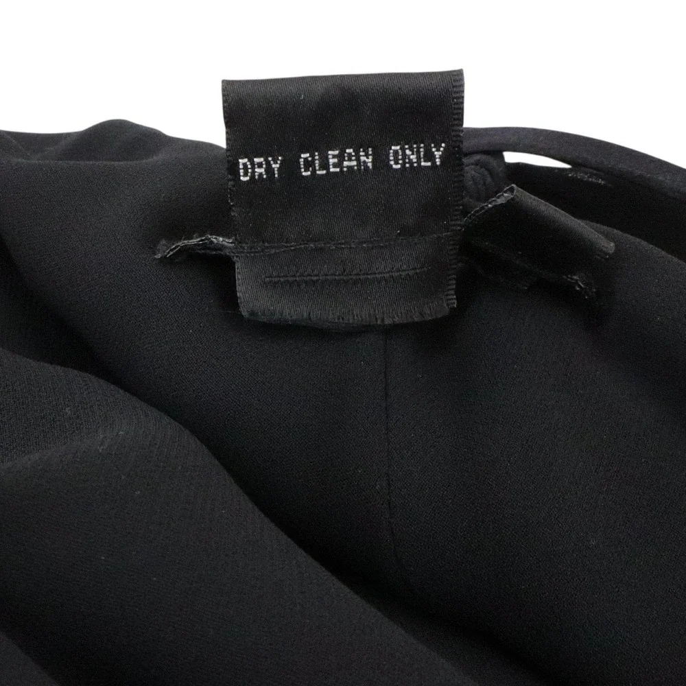 Rimini by‎ Shaw Silk Midi Slip Dress Cowl Neck Black Size 8 - Picture 10 of 10